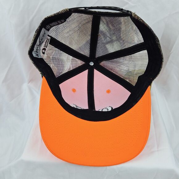 RealTree Camo Bright Orange United Rentals Trucker Hat Cap - Picture 11 of 11